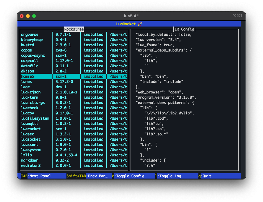 Terminal UI